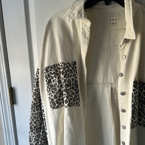 Cheetah jean jacket - Picture 2 of 4